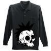 Long Sleeve Silk Touch Polo with Pocket Thumbnail