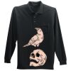 Long Sleeve Silk Touch Polo with Pocket Thumbnail