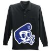 Long Sleeve Silk Touch Polo with Pocket Thumbnail
