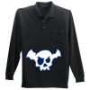 Long Sleeve Silk Touch Polo with Pocket Thumbnail