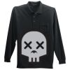 Long Sleeve Silk Touch Polo with Pocket Thumbnail