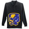 Long Sleeve Silk Touch Polo with Pocket Thumbnail