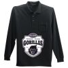 Long Sleeve Silk Touch Polo with Pocket Thumbnail
