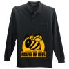 Long Sleeve Silk Touch Polo with Pocket Thumbnail